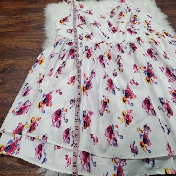 Prabal Gurung Whimsy Garden Party Weddinguest Floral Print Sleeveless Dress 18W - Picture 7 of 9